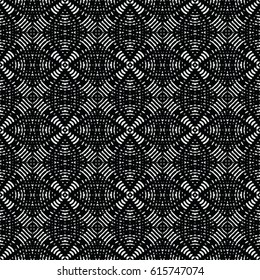 Seamless abstract monochrome engraving pattern. Texture for certificate or diploma, currency and money design. Single-leaf woodcut, xylography, printmaking. Vector Illustration