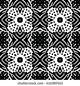Seamless abstract monochrome engraving pattern. Texture for certificate or diploma, currency and money design. Single-leaf woodcut, xylography, printmaking. Vector Illustration