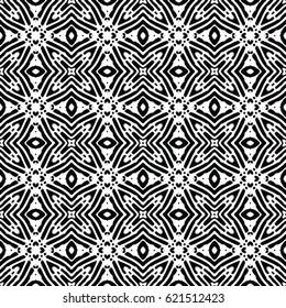 Seamless abstract monochrome engraving pattern. Texture for certificate or diploma, currency and money design. Single-leaf woodcut, xylography, printmaking. Vector Illustration