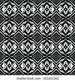 Seamless abstract monochrome engraving pattern. Texture for certificate or diploma, currency and money design. Single-leaf woodcut, xylography, printmaking. Vector Illustration