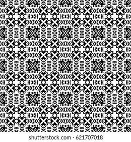 Seamless abstract monochrome engraving pattern. Texture for certificate or diploma, currency and money design. Single-leaf woodcut, xylography, printmaking. Vector Illustration