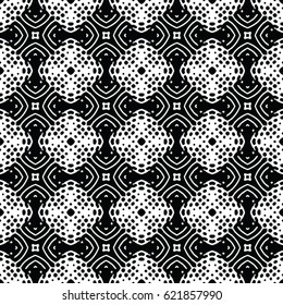 Seamless abstract monochrome engraving pattern. Texture for certificate or diploma, currency and money design. Single-leaf woodcut, xylography, printmaking. Vector Illustration