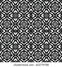 Seamless abstract monochrome engraving pattern. Texture for certificate or diploma, currency and money design. Single-leaf woodcut, xylography, printmaking. Vector Illustration