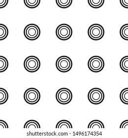 Seamless abstract monochrome pattern. Black white style