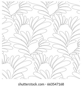 Seamless abstract monochrome pattern stock vector illustration