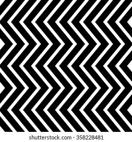 Seamless abstract monochrome pattern with wavy lines.