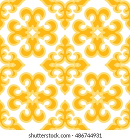 Seamless abstract moroccan ornament pattern