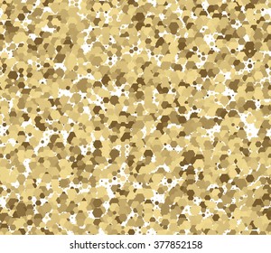Seamless abstract mosaic background. Yellow, white colors. Hexagons geometric background. Design elements. Vector illustration