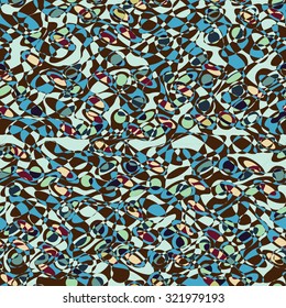 Seamless abstract mosaic decorative background