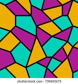 Seamless abstract mosaic pattern background.