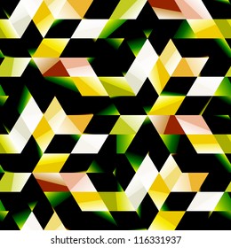 Mosaico abstracto sin inconveniente. Ilustración vectorial.