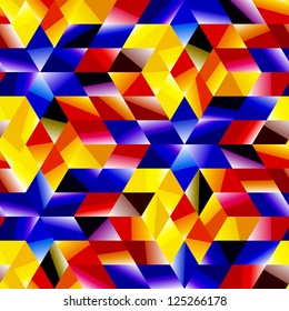 Seamless abstract mosaic. Vector illustration.