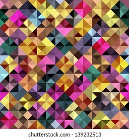 Seamless abstract mosaic. Vector illustration.