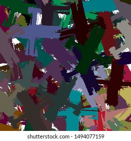 Seamless abstract multicolor grunge background