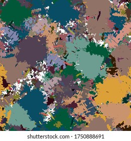 Seamless abstract multicolor grunge background