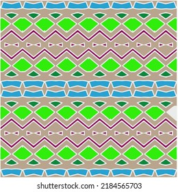 Seamless abstract multicolor pattern. Abstract background. Vector art.