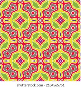 Seamless abstract multicolor pattern. Abstract background. Vector art.