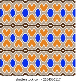 Seamless abstract multicolor pattern. Abstract background. Vector art.