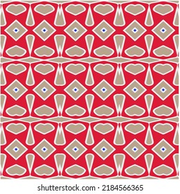 Seamless abstract multicolor pattern. Abstract background. Vector art.