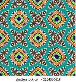 Seamless abstract multicolor pattern. Abstract background. Vector art.
