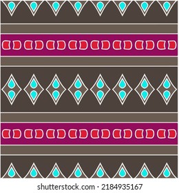 Seamless abstract multicolor pattern. Abstract background. Vector art.