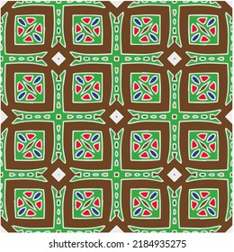 Seamless abstract multicolor pattern. Abstract background. Vector art.