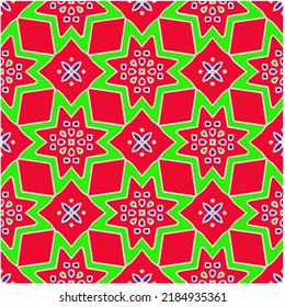 Seamless abstract multicolor pattern. Abstract background. Vector art.