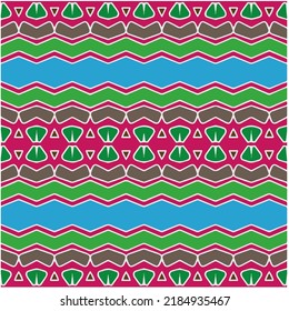 Seamless abstract multicolor pattern. Abstract background. Vector art.