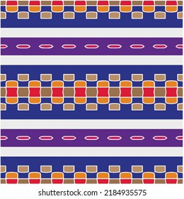 Seamless abstract multicolor pattern. Abstract background. Vector art.