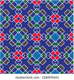 Seamless abstract multicolor pattern. Abstract background. Vector art.