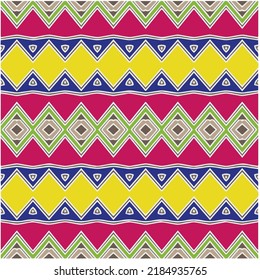 Seamless abstract multicolor pattern. Abstract background. Vector art.
