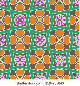 Seamless abstract multicolor pattern. Abstract background. Vector art.