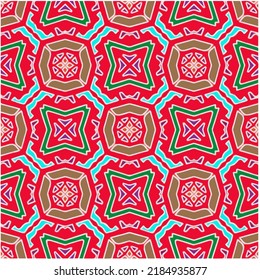 Seamless abstract multicolor pattern. Abstract background. Vector art.