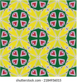 Seamless abstract multicolor pattern. Abstract background. Vector art.