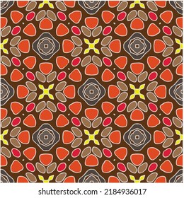 Seamless abstract multicolor pattern. Abstract background. Vector art.