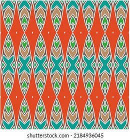 Seamless abstract multicolor pattern. Abstract background. Vector art.