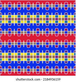 Seamless abstract multicolor pattern. Abstract background. Vector art.