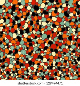 Seamless abstract multicolor pattern. Grunge effect can be removed. EPS 10 vector illustration.