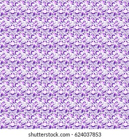 Seamless abstract multicolored tribal pattern. Hand drawn ethnic texture, flight of imagination. Vector illustration.