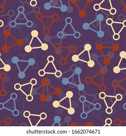 seamless abstract multicolour pattern background from grometric shape