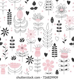 Seamless abstract nature background