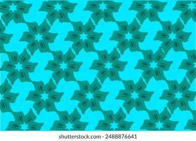 Seamless abstract nature pattern green and blue color vector stock