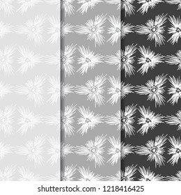 seamless abstract needle pattern hand drawn