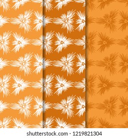 seamless abstract needle pattern hand drawn