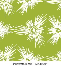 seamless abstract needle pattern hand drawn