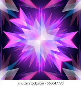 Seamless abstract neon texture. Vector background for your creativity