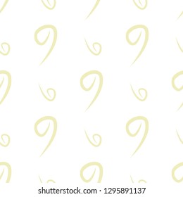 Seamless abstract numbers. For web page, wallpaper, graphic design, catalog, texture or background. Vector artwork.
