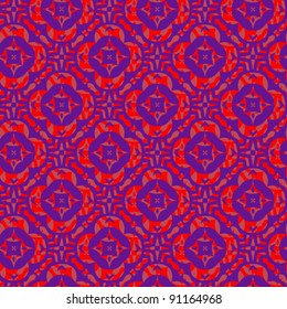 seamless abstract oriental pattern background