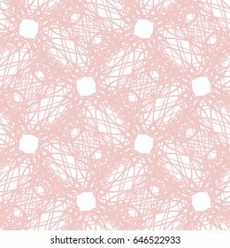 Seamless abstract ornament on white background. Elegant lace vector pattern illustration for invitations, banknotes, diplomas, certificates, tickets and other papers security or wrapping design 