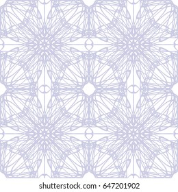 Seamless abstract ornament on white background. Elegant vector pattern illustration for invitations, banknotes, diplomas, certificates, tickets and other papers security or wrapping design 